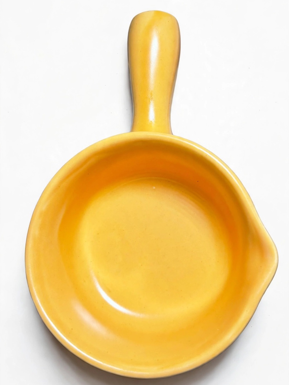 Real Techniques Yellow Ceramic Pouring Bowl with Handle